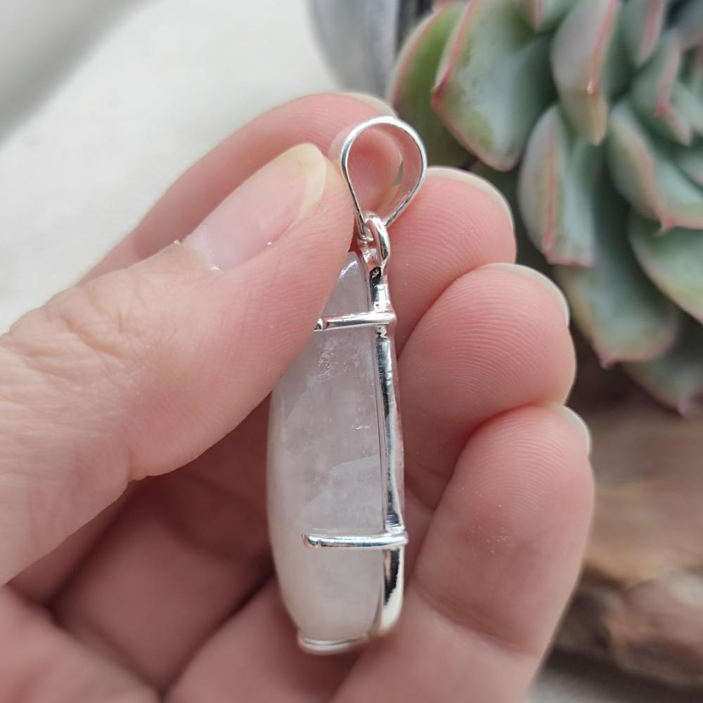 Ciondolo a goccia in argento 925 pietra di luna - SERILINGA