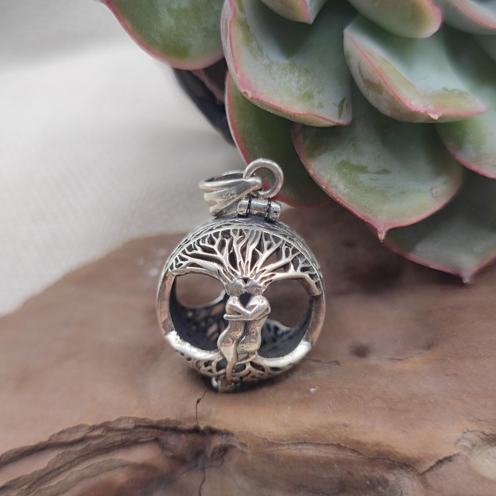 Ciondolo apribile albero della vita argento 925 - SOMPETA