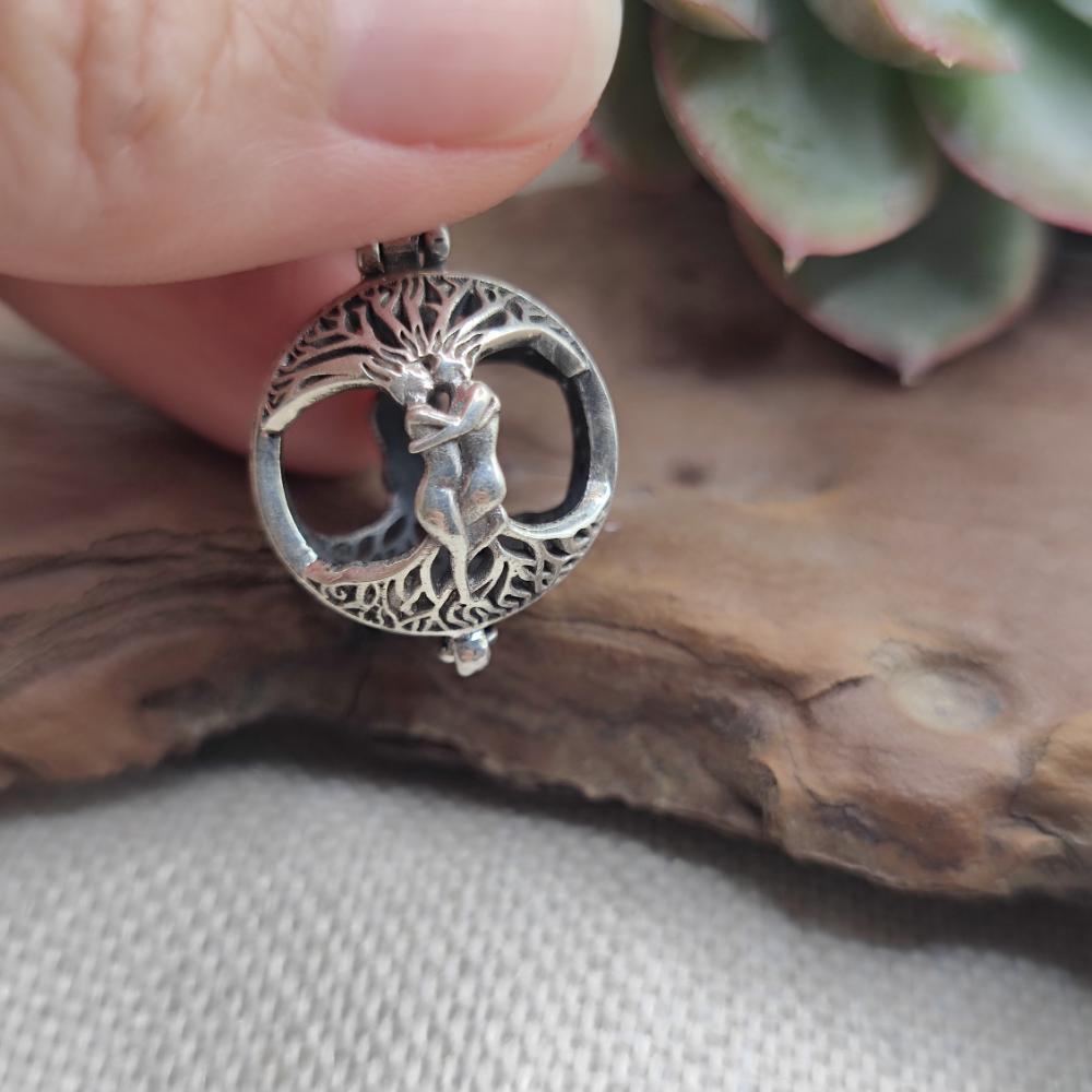 Ciondolo apribile albero della vita argento 925 - SOMPETA