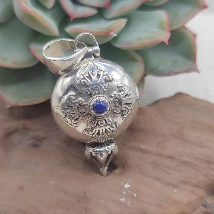 Ciondolo apribile in argento 925 con pietra - KAINFULIA