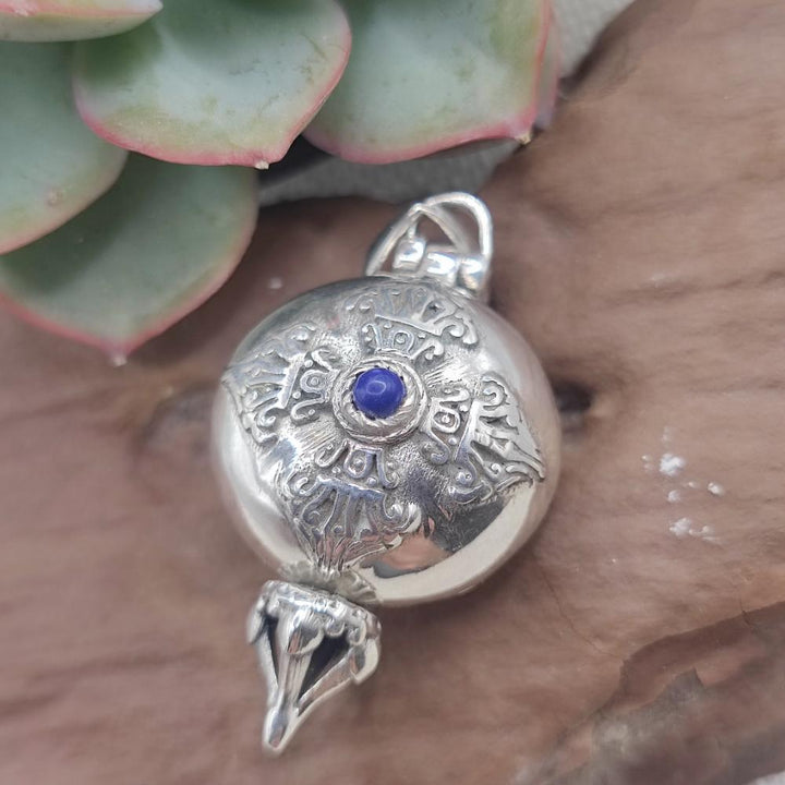 Ciondolo apribile in argento 925 con pietra - KAINFULIA