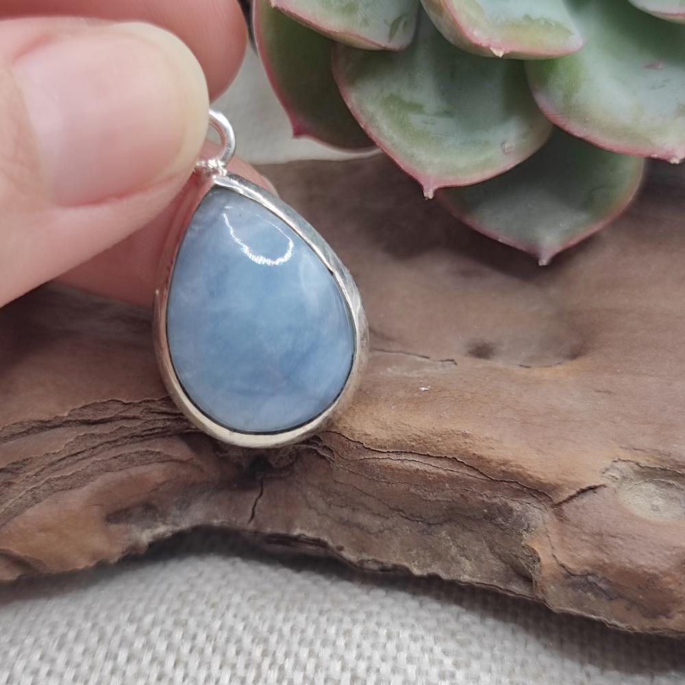 Ciondolo in argento 925 acquamarina - SRISAIL