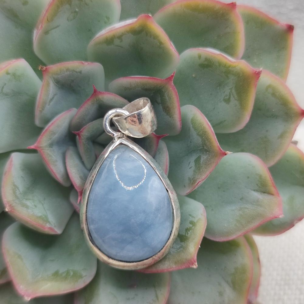 Ciondolo in argento 925 acquamarina - SRISAIL