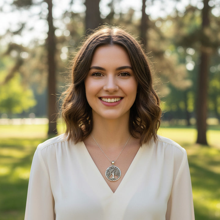 Ciondolo in argento 925 albero della vita - RAMAPURAM