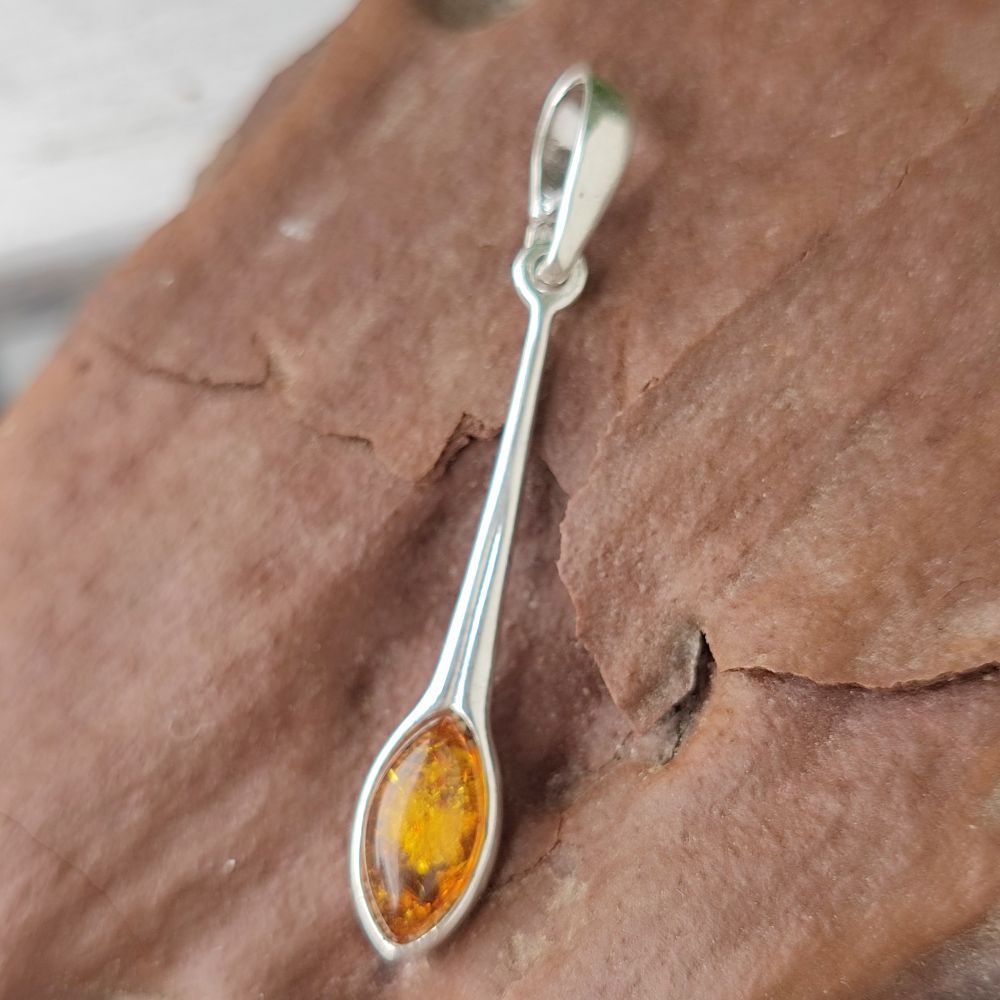 Ciondolo in argento 925 con pietra - RAYPUR