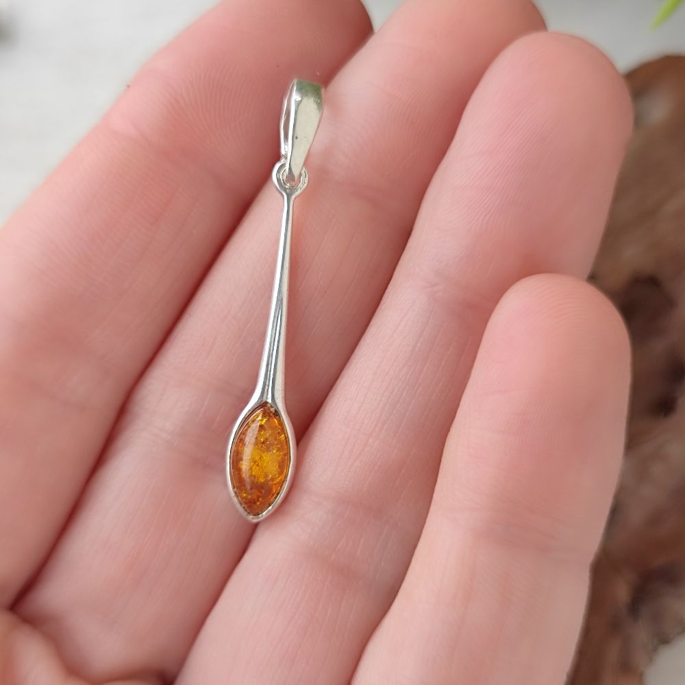 Ciondolo in argento 925 con pietra - RAYPUR