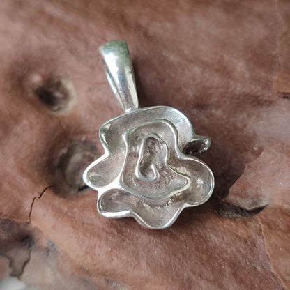 Ciondolo artigianale in argento 925 - ROSE