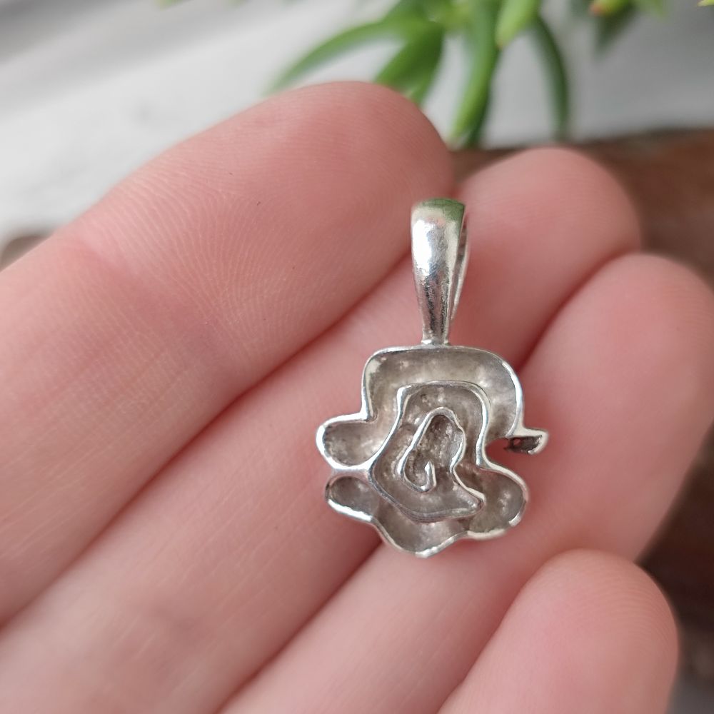 Ciondolo artigianale in argento 925 - ROSE