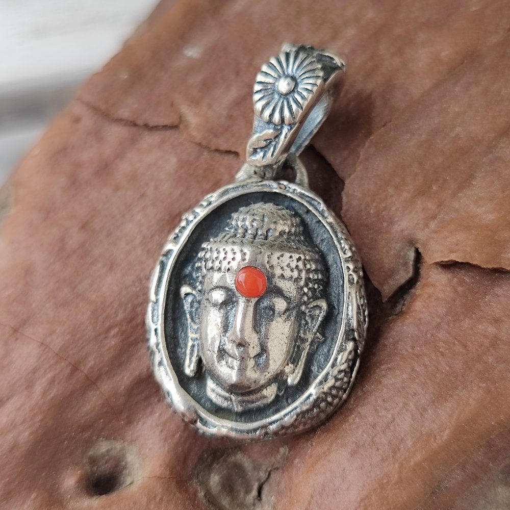 Ciondolo in argento 925 Buddha - KUNTRAD
