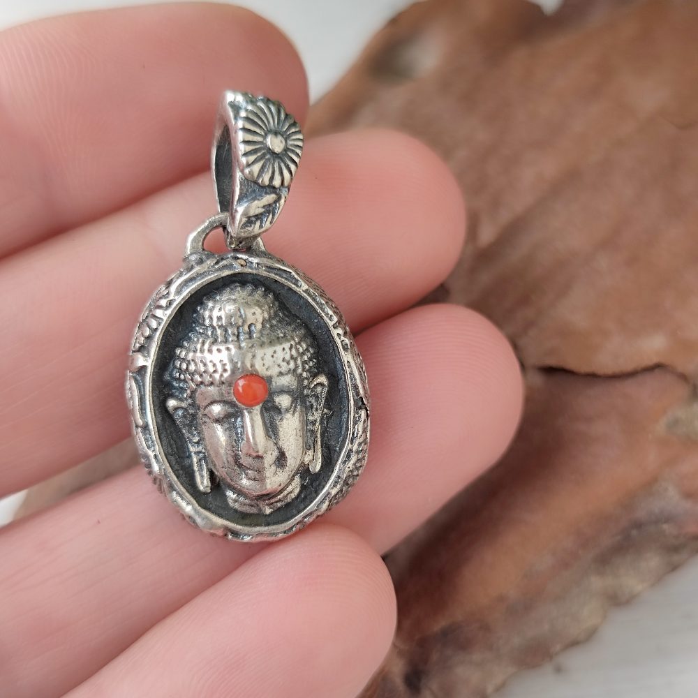 Ciondolo in argento 925 Buddha - KUNTRAD