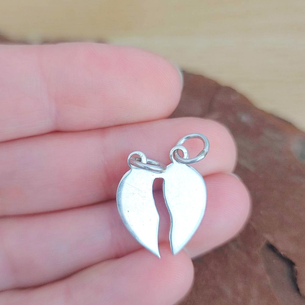 Ciondolo a forma di cuore in argento 925 - MON AMOUR