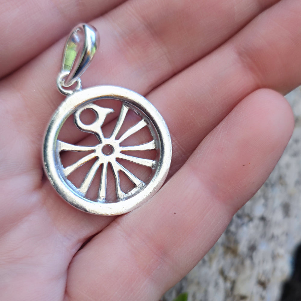 Ciondolo etnico in argento 925 - KAMLA