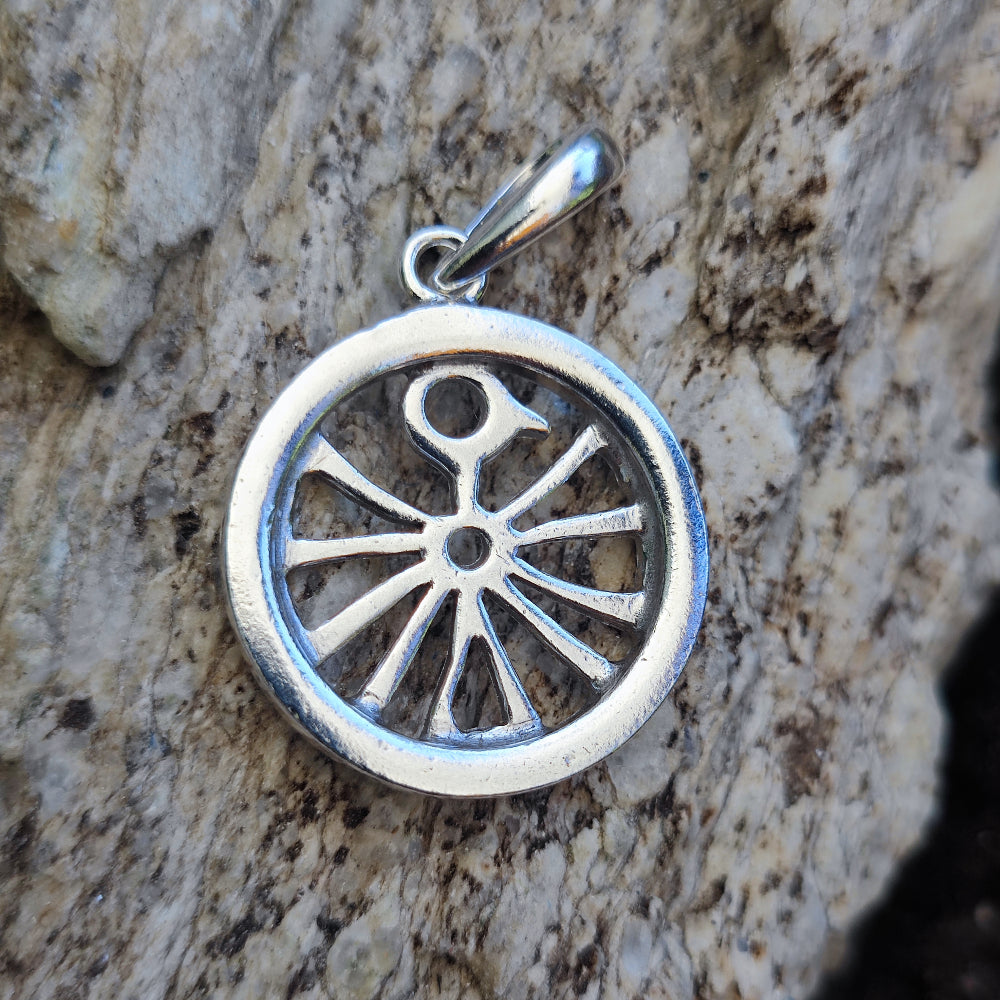 Ciondolo etnico in argento 925 - KAMLA