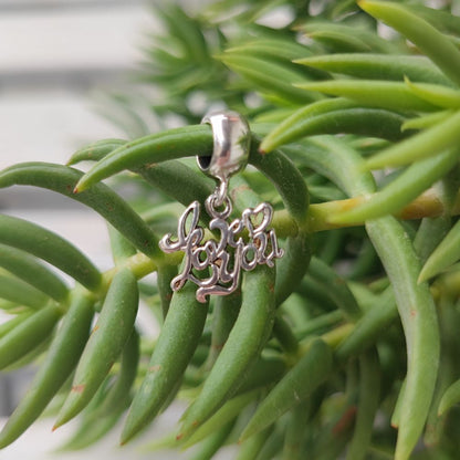 Ciondolo artigianale in argento 925 - LOVE LOVE LOVE