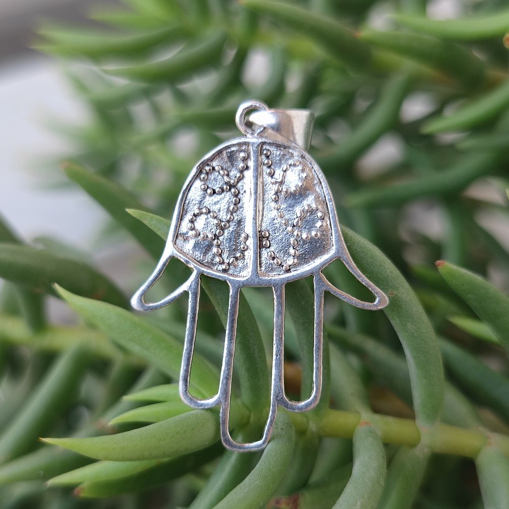 Ciondolo in argento 925 con mano di Fatima - CHITRADA