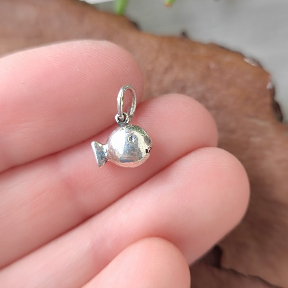 Ciondolo pesce in argento 925 - KONARK