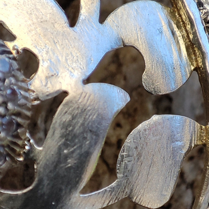 Ciondolo in argento 925 con zirconi - RAMPURWA