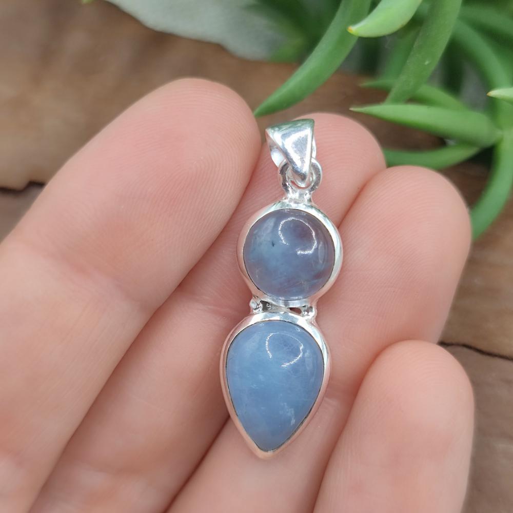 Ciondolo in argento 925 con pietra - CHANKA