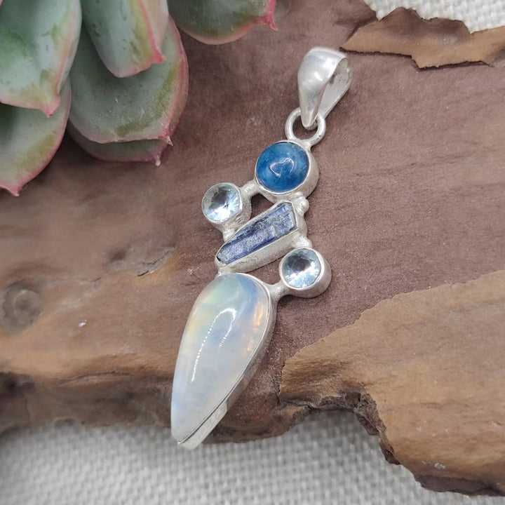 Ciondolo in argento 925 pietra di luna - RAMANAY