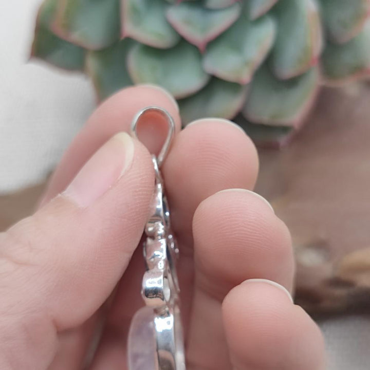 Ciondolo in argento 925 pietra di luna - RAMANAY