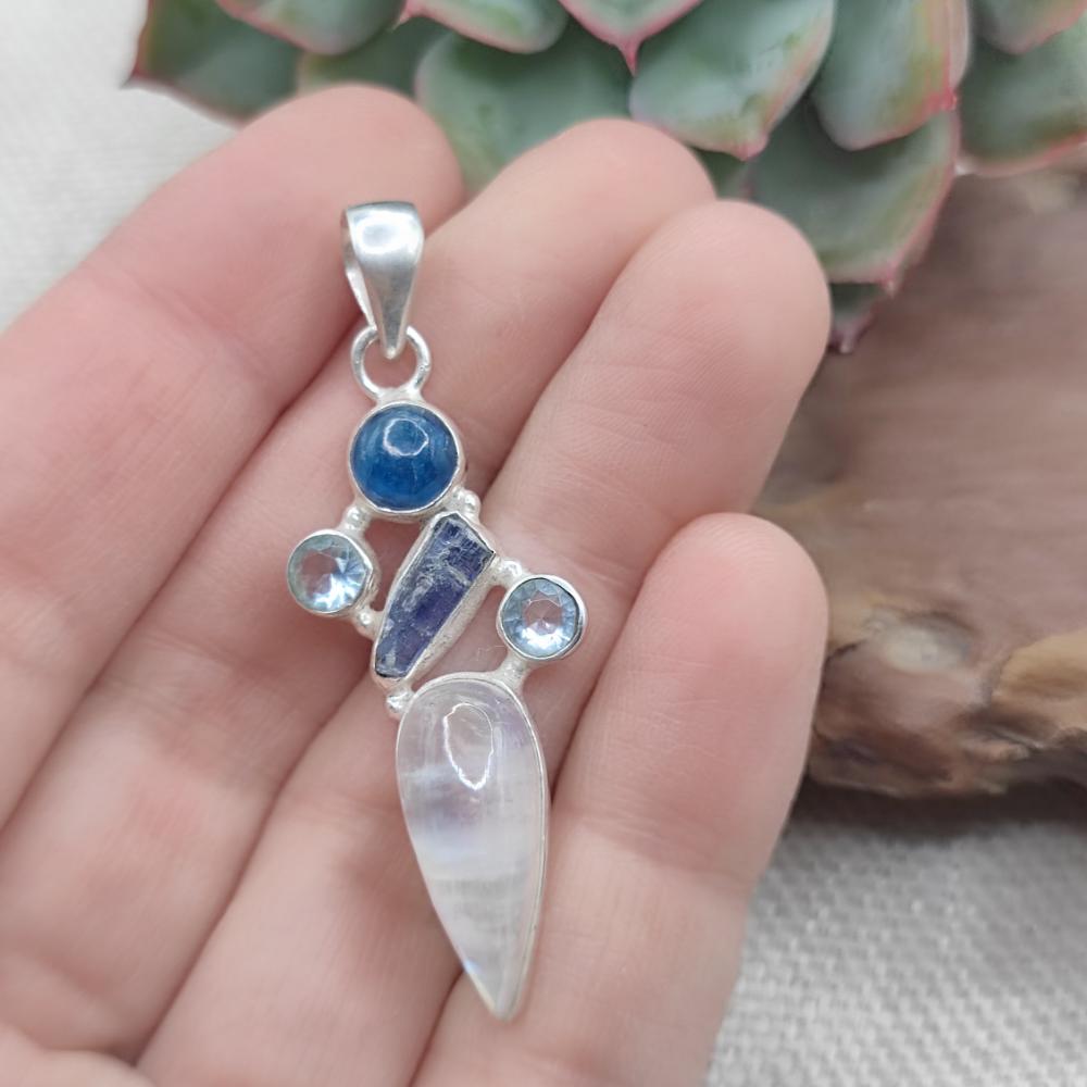 Ciondolo in argento 925 pietra di luna - RAMANAY