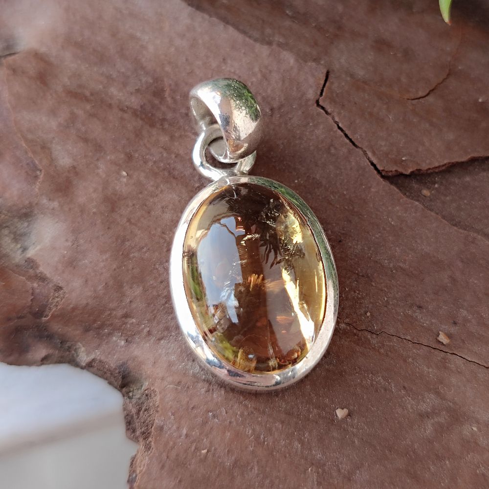 Ciondolo in argento 925 con pietra - JIAWAN