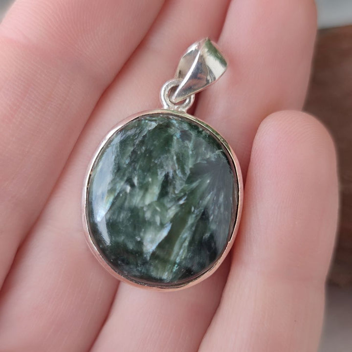Ciondolo artigianale in argento 925 con pietra - KUSMUNDA
