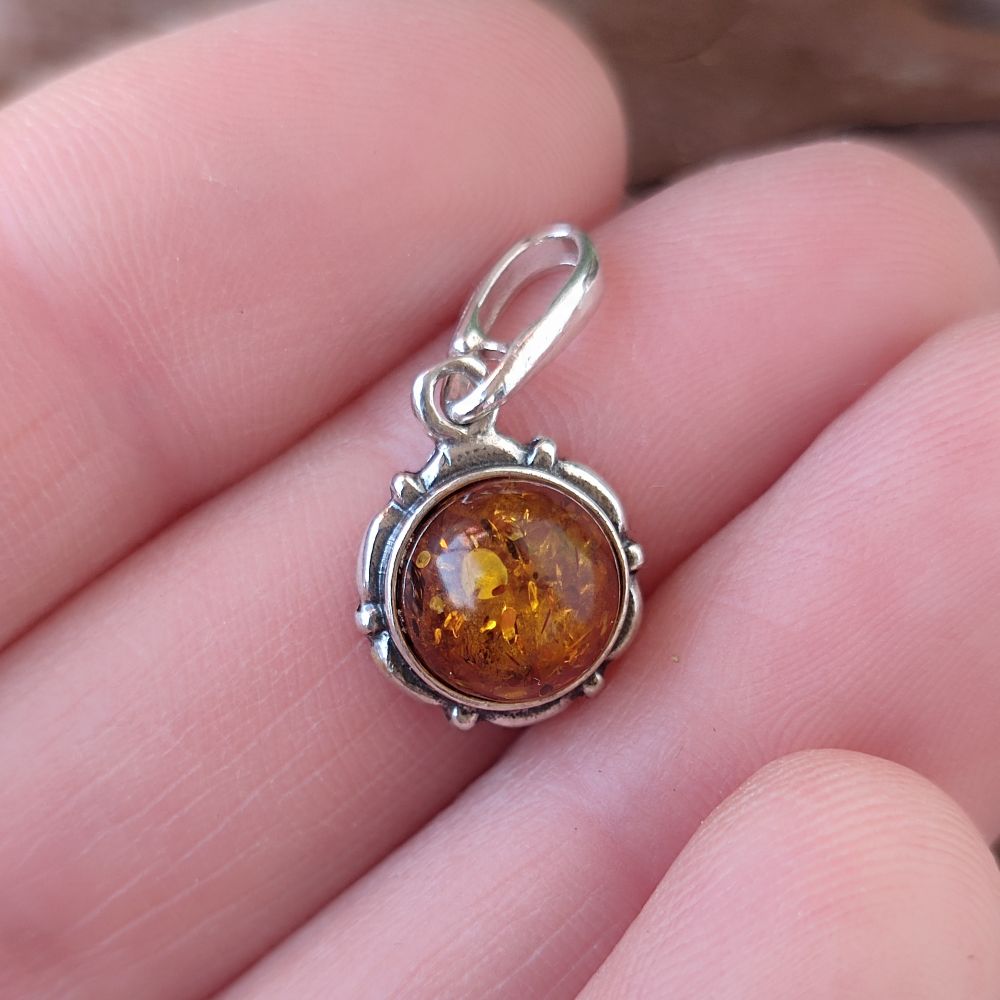 Ciondolo in argento 925 con pietra - MARAL