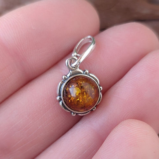 Ciondolo in argento 925 con pietra - MARAL