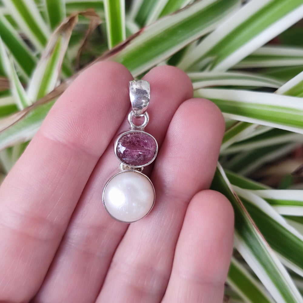 Ciondolo etnico in argento 925 con perla - ORDI