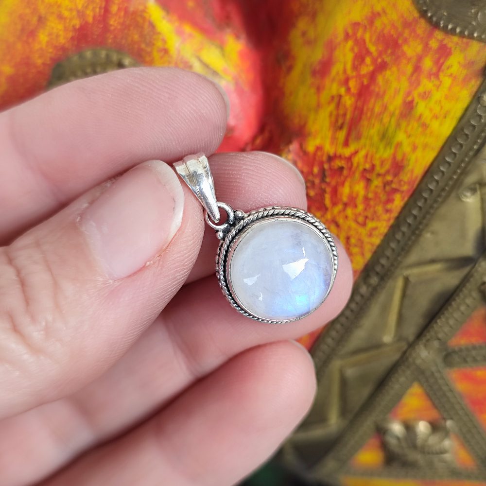 Ciondolo in argento 925 con pietra - PERIYAR