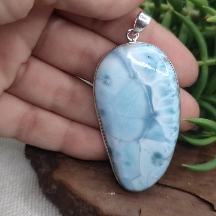 Ciondolo etnico in argento 925 con pietra - SAGMA