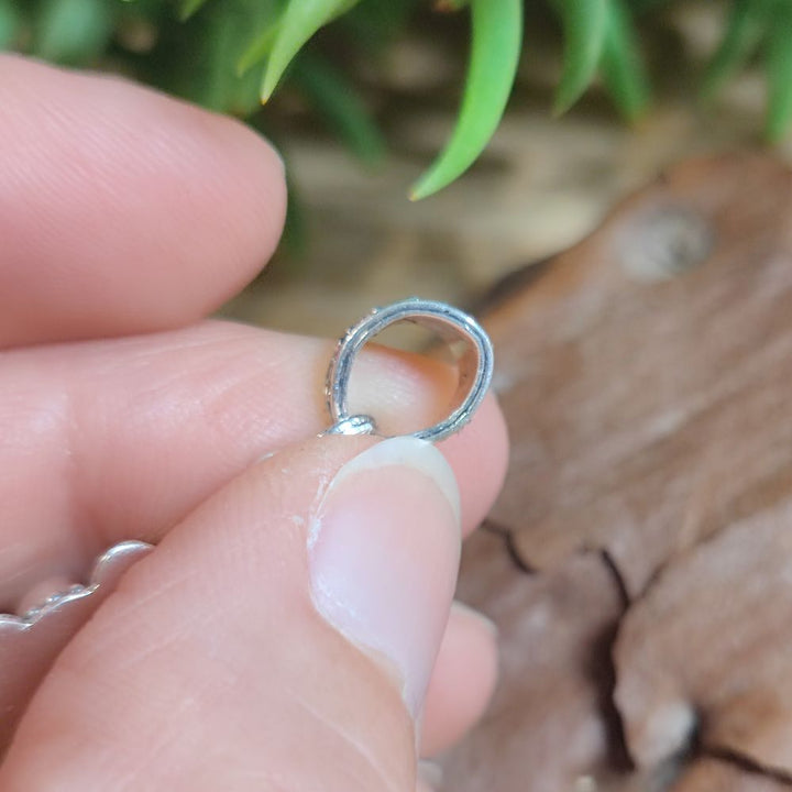 Ciondolo etnico in argento 925 con pietre - SANDESH