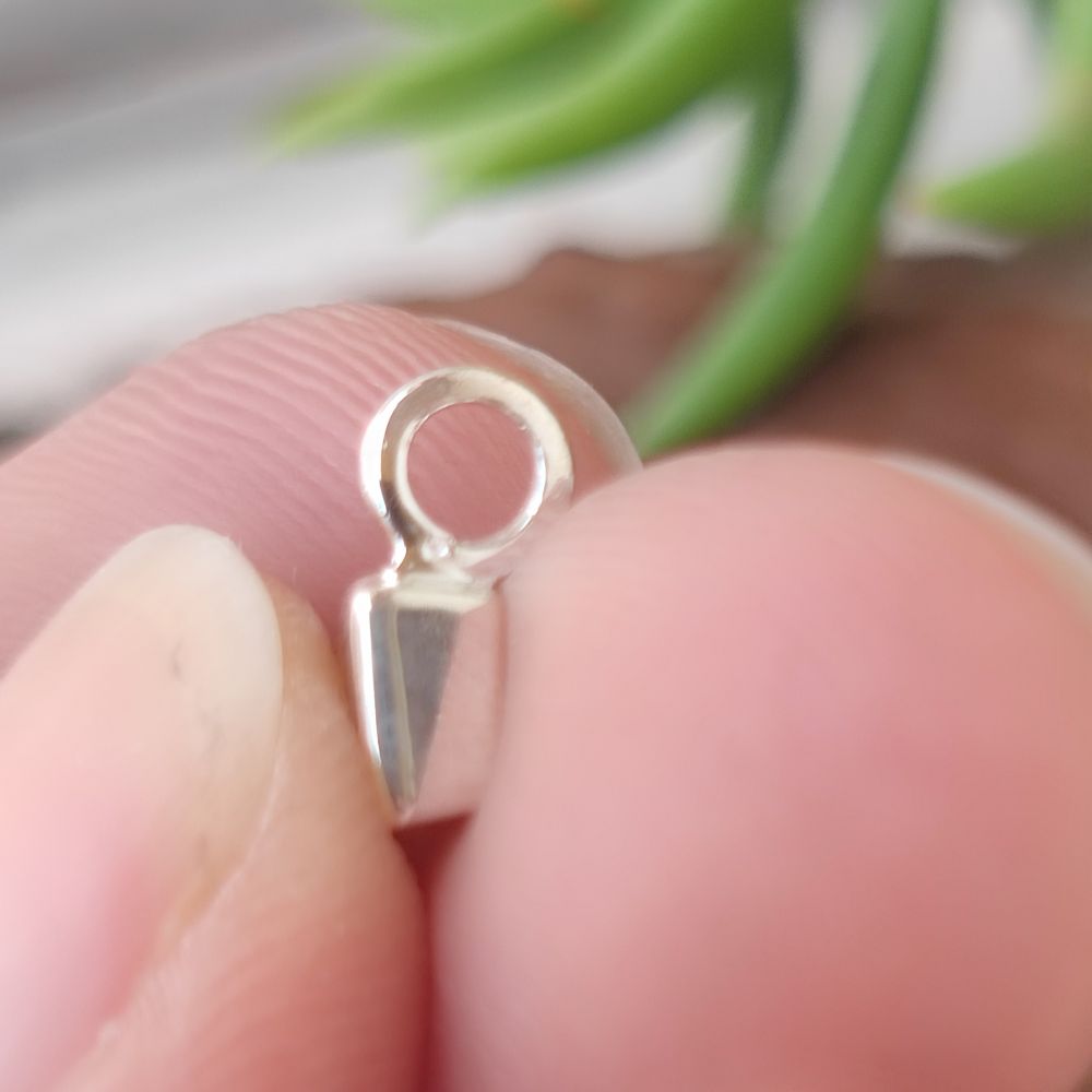 iondolo dado in argento 925 con pietra - SEDAWA