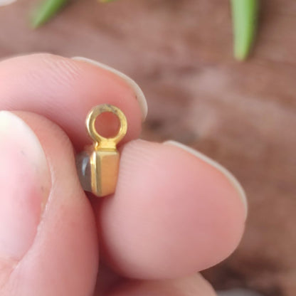 Ciondolo dado in argento 925 con pietra - SEDAWA