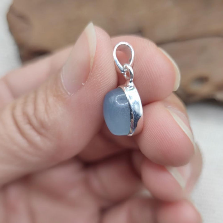 Ciondolo ovale in argento 925 con pietra - SUTRI