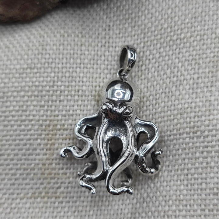 Ciondolo artigianale con polpo argento 925 - PRODDATUR