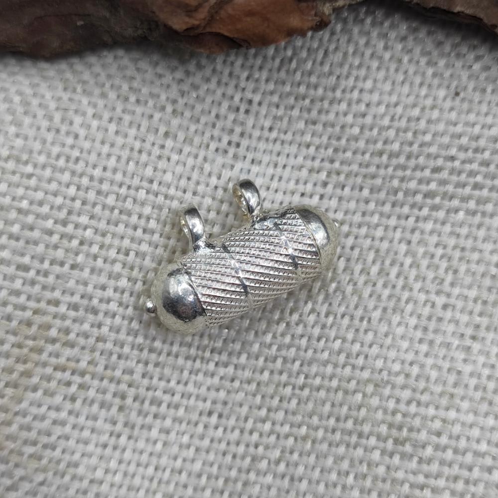 Ciondolo etnico porta preghiere argento 925 - RAYADURG