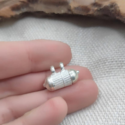 Ciondolo etnico porta preghiere argento 925 - RAYADURG