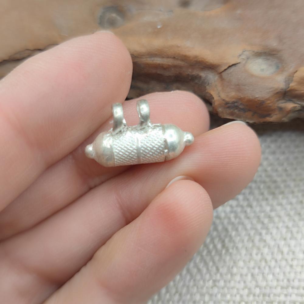 Ciondolo etnico porta preghiere argento 925 - RAYADURG