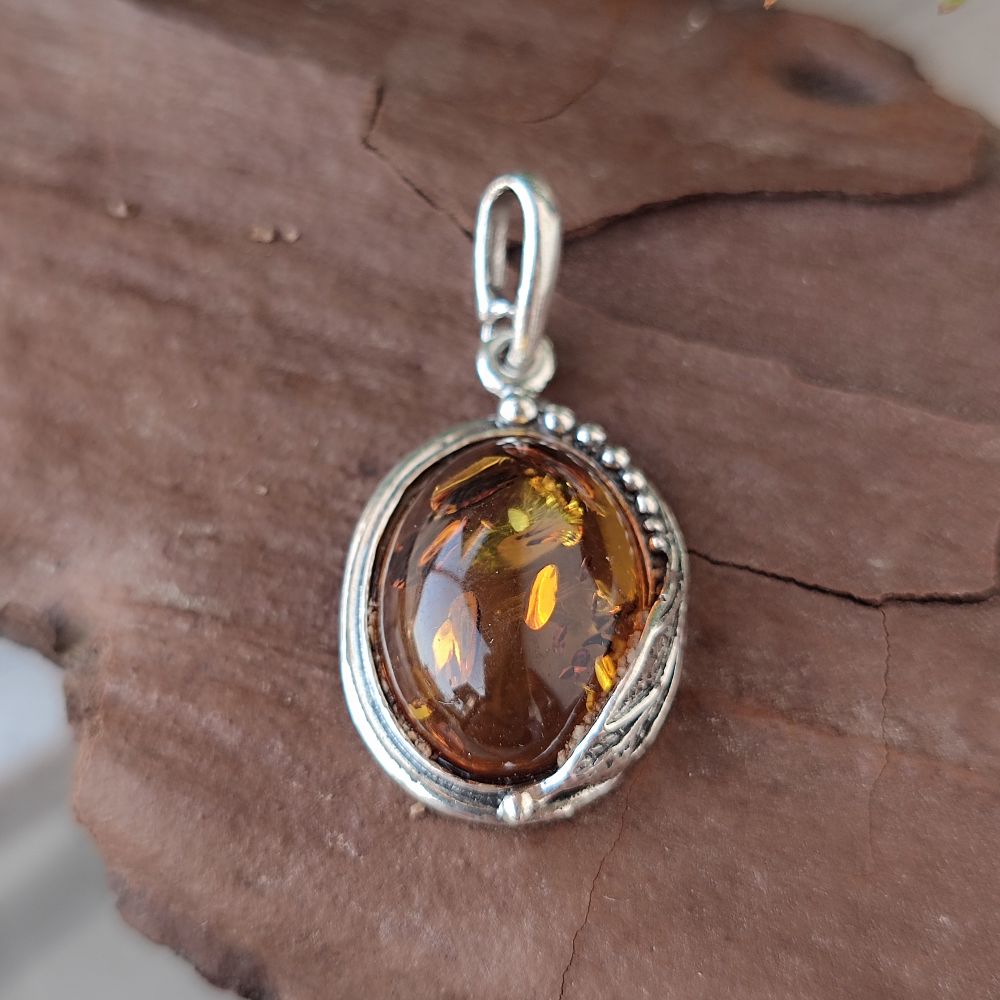 Ciondolo in argento 925 con pietra - ANKRA