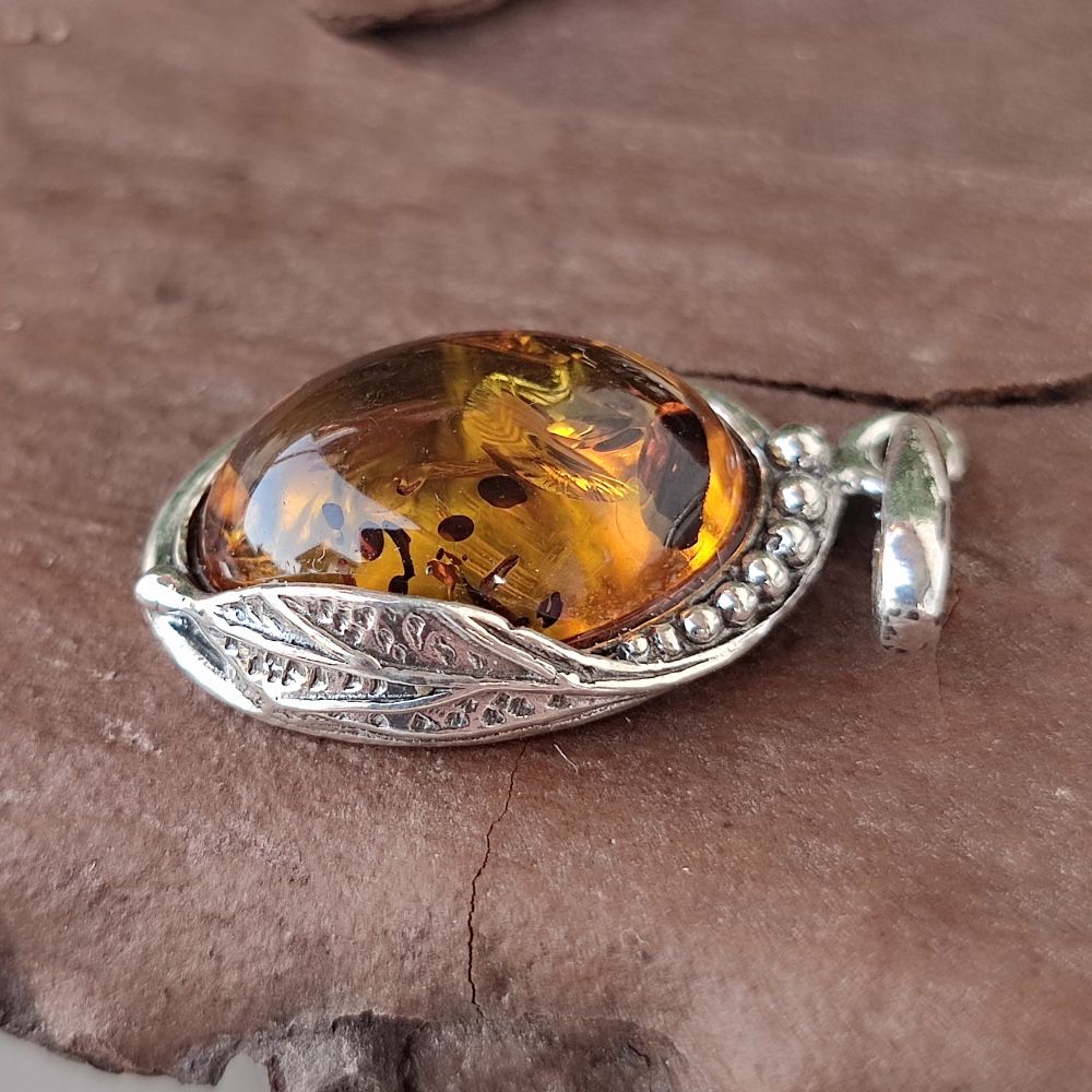 Ciondolo in argento 925 con pietra - ANKRA