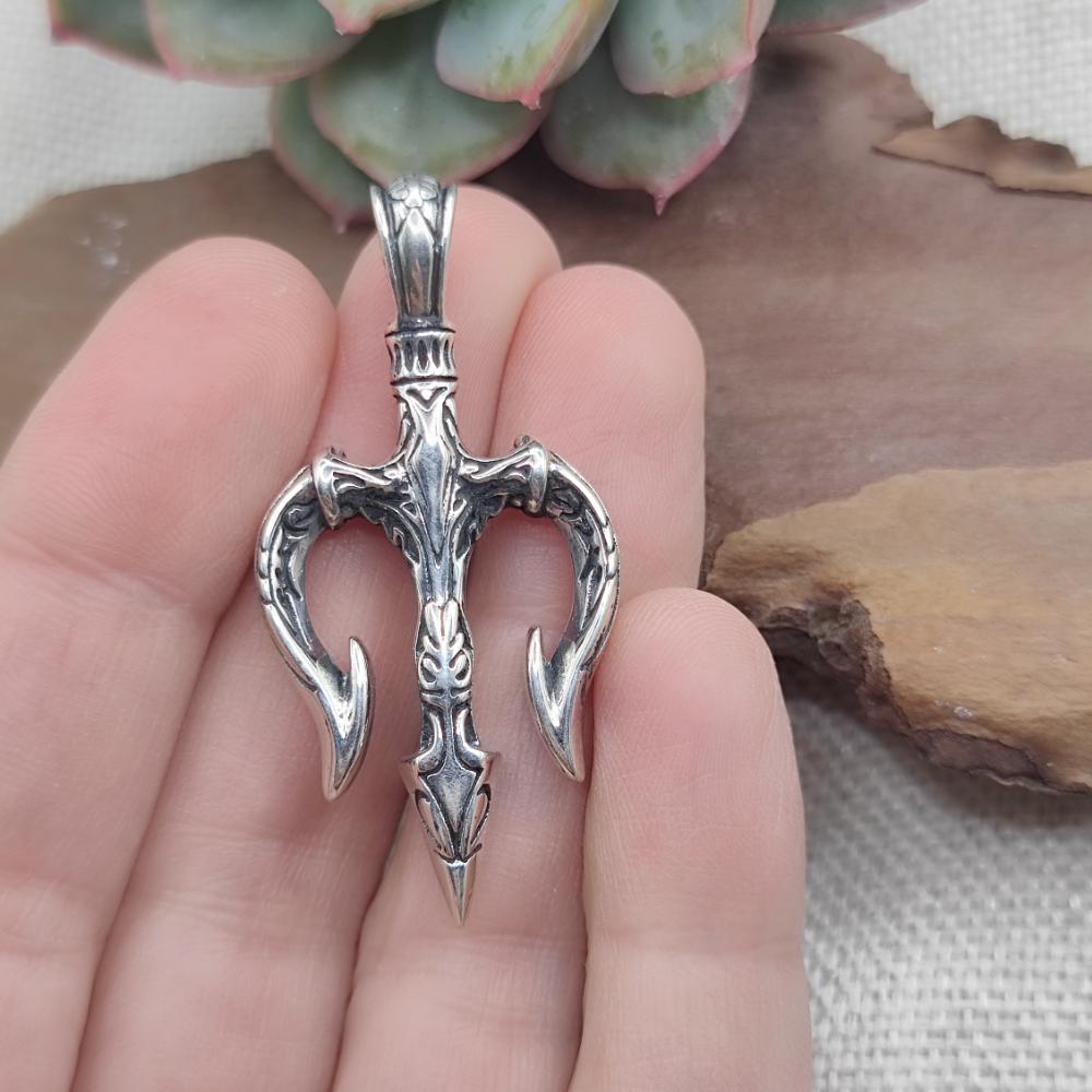 Ciondolo tridente in argento 925 - PONNUR