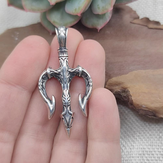Ciondolo tridente in argento 925 - PONNUR