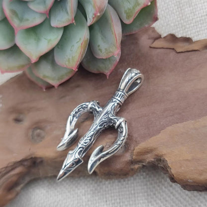 Ciondolo tridente in argento 925 - PONNUR
