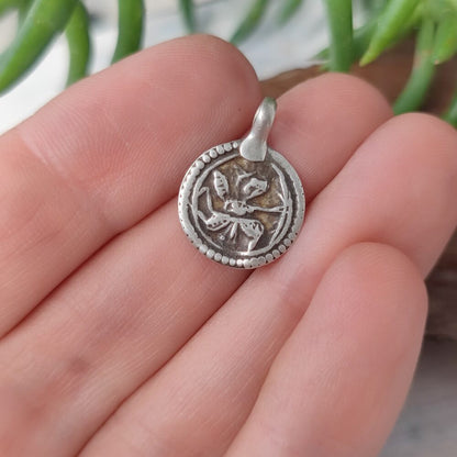 Ciondolo in argento antico con divinità Hanuman - NAKTHA