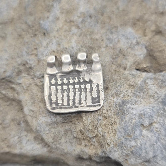 Ciondolo in argento antico con Saptamatrika - ANJANA