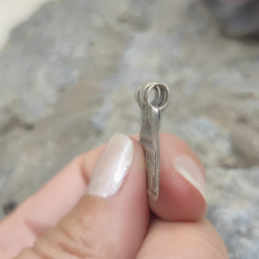 Ciondolo in argento antico con Saptamatrika - ANJANA