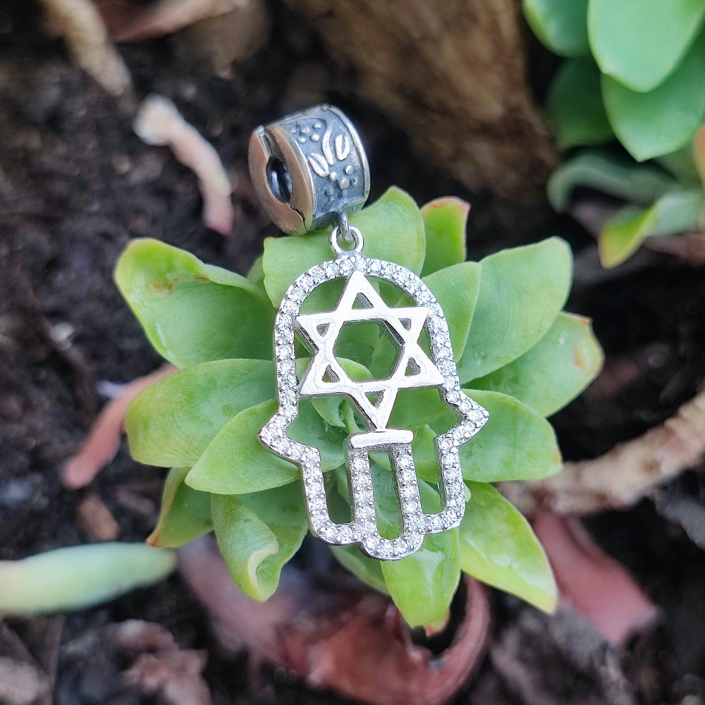 Ciondolo in argento 925 con mano di Fatima - SANDEEP