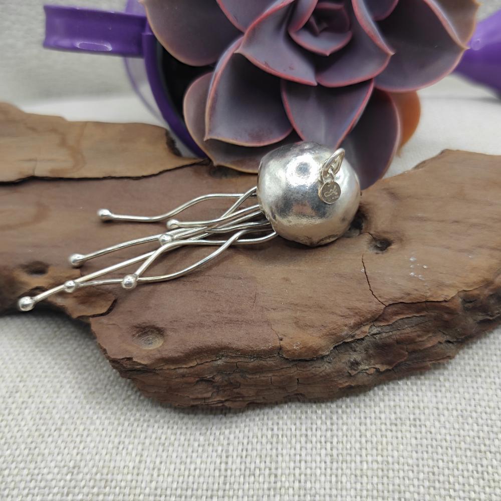 Ciondolo artigianale medusa in argento 925 - NISHA